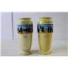 Image 1 : (2) Ornamental Vase Set 7" Tall