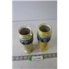 Image 2 : (2) Ornamental Vase Set 7" Tall