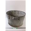 Image 1 : McClary's Galvanized Steel Bucket - 19" Diameter x 12" Tall