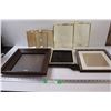Image 1 : (6) Picture Frames - Assorted Sizes, Extra Backings & Glass