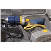 Image 2 : Mastercraft 18V Battery Powered Drill w/Charger in Case - May Need to Charge, as is - Has Extra Batt