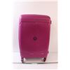 Image 1 : Desley Pink Rolling Luggage Suitcase - 23" x 16" x 10"