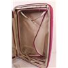 Image 2 : Desley Pink Rolling Luggage Suitcase - 23" x 16" x 10"