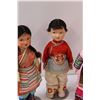 Image 3 : Indigenous & Asian Dolls on Stands - 10" Tall
