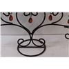 Image 3 : Five Candle Holder w/Candles - 17" Long