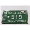 Image 2 : 1966 Bicycle License Plate