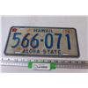 Image 1 : Hawaii License Plate - 1976