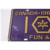 Image 2 : Manitoba License Plate - 1967