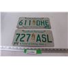 Image 1 : (2) Saskatchewan License Plates