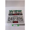 Image 1 : (2) British Columbia License Plates: Collector Plate & Regular Plate