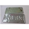 Image 3 : (2) British Columbia License Plates: Collector Plate & Regular Plate