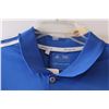Image 2 : Adidas Blue Collared Sport Shirt - Size XL