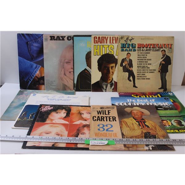 (11) Records: Wilf Carter, Country, Gary Lewis, Misc.