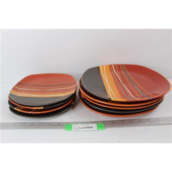 (5) Large Plates, (4) Small Plates, All Home Trends