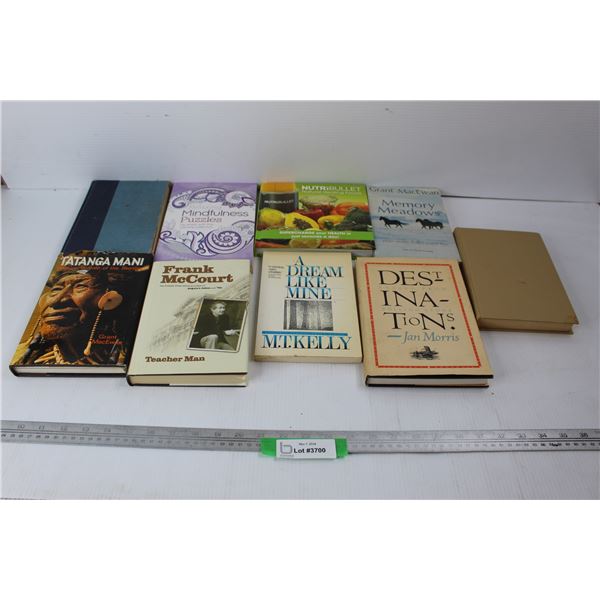 (9) Various Books, Frank McCourt, Natural Healing Foods, Misc.