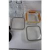 Image 2 : Epicure 3 in 1 Burger Press w/ Box, (3) Glasslock Container w/ Lids, Misc.