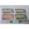 Image 1 : (3) Canadian One Dollar Bills Ottawa 1973, Canadian Two Dollar Bill Ottawa 1974