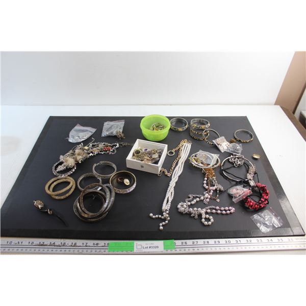 Assorted Jewelry - Bracelets, Necklaces, Rings and a Watch