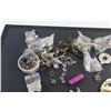 Image 2 : Assorted Jewelry - Tie Clip, Bracelets, Necklaces, Belt Buckle and Earrings