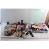 Image 1 : LED Light String, Electric Pencil Sharpener, Faux Lashes, Hot Glue Gun and Assorted Crafting Supplie