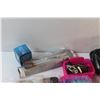 Image 2 : LED Light String, Electric Pencil Sharpener, Faux Lashes, Hot Glue Gun and Assorted Crafting Supplie