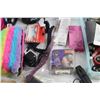Image 9 : LED Light String, Electric Pencil Sharpener, Faux Lashes, Hot Glue Gun and Assorted Crafting Supplie