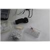 Image 9 : Mirrors, Drill Bit and Connector Set. Assorted Hardware Nails, Photo Frame, Bike Air Pump, Lightning