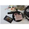 Image 2 : Small Plastic Tote, LED Strip Lights, Decorative Porcelain Masks, Collar, Faux Lashes and Assorted I