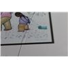 Image 8 : Sugar & Cream Set, (20+) 5 1/2'' Glass Plates, Framed Winter Walk by Cecil Youngfox Print - Cracked 