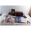 Jewelry Box, Pantyhose, Make Up Crayon Set, Watch, Faux Nails Set, Pet Nail Clippers, Faux Suede Cor