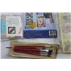 Image 10 : Rhinestone Strips, Adhesive Birds, 3D Stickers, Paint Brushes, Glitter Glue, Bar Pins, Buttons and A