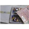 Image 11 : Magnifying Sheet, Pearl Beads, Sewing Set, Coloring Books, Gem Stickers, Lace on a Roll and Assorted