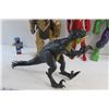 Image 3 : Action Figures - Hulk, Thor, Iron Man. Minecraft and a Dinosaur