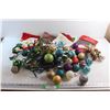 (4) Christmas Socks, Christmas Tree Lights and Ornaments