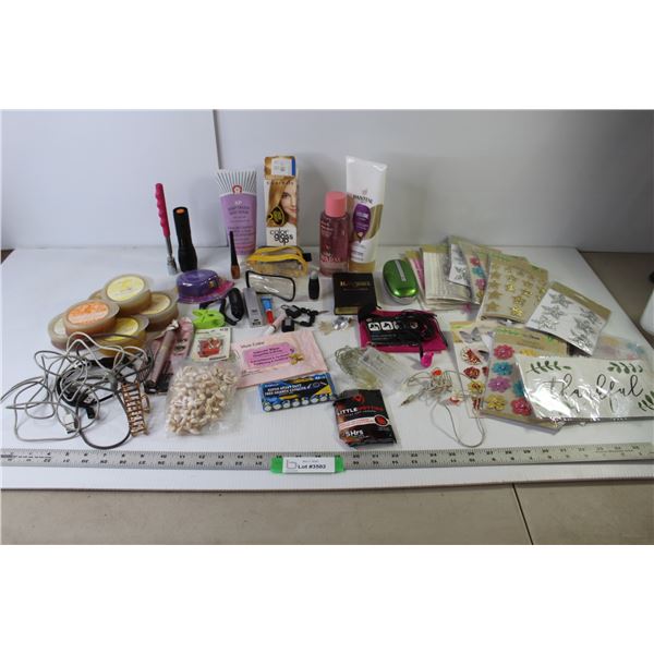 Yurbuds with Tote, LED Butterfly Lights, KJV Mini Bible, Shell Necklace, 8 pack AA Batteries (NIB),