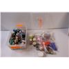 Image 3 : (3) Containers of Crafting Supplies, Pens, Markers, etc.