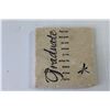 Image 2 : Assorted Artificial Plants, Stone Paper Weight "Graduate", Misc.