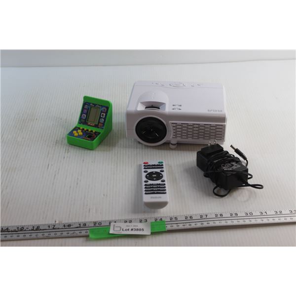 RCA Wall Projector and Han Cheng Tetris Game - Tested