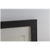 Image 3 : Framed Wolf Drawing 16'' x 13'' and Framed Modern Art Painting 9'' x 9''