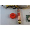 Image 3 : Speaker Cord, Trouble light - Tested, Plastic Puck, Chalk Line, Water Hammer Arrestor and Stopper