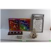 Image 1 : (2) Ask Me Sticker Time Books, Live & Family Wall Decor, Picture Hanging Kit and Hanging Floral Deco