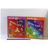 Image 2 : (2) Ask Me Sticker Time Books, Live & Family Wall Decor, Picture Hanging Kit and Hanging Floral Deco
