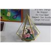 Image 5 : (2) Ask Me Sticker Time Books, Live & Family Wall Decor, Picture Hanging Kit and Hanging Floral Deco