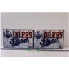 Image 1 : Pair of Edmonton Oilers Shed Sign - 12" x 8"