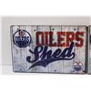 Image 2 : Pair of Edmonton Oilers Shed Sign - 12" x 8"