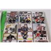 Image 3 : Brent Burns & Daniel Briere - Two Folders of Hockey Trading Cards