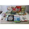 Image 1 : (18) Assorted Coloring Books (Beatles, Woodland Creatures, Mirror Transformations)