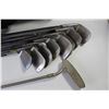 Image 3 : *Mixed Set (9) Golf Clubs With Golf Bag (Spalding, Powerbilt, MacGregor, Precision Made, Ultimate, N
