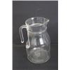 Image 3 : Glass Pitcher 9" Height, Cookie Jar 8" Approx