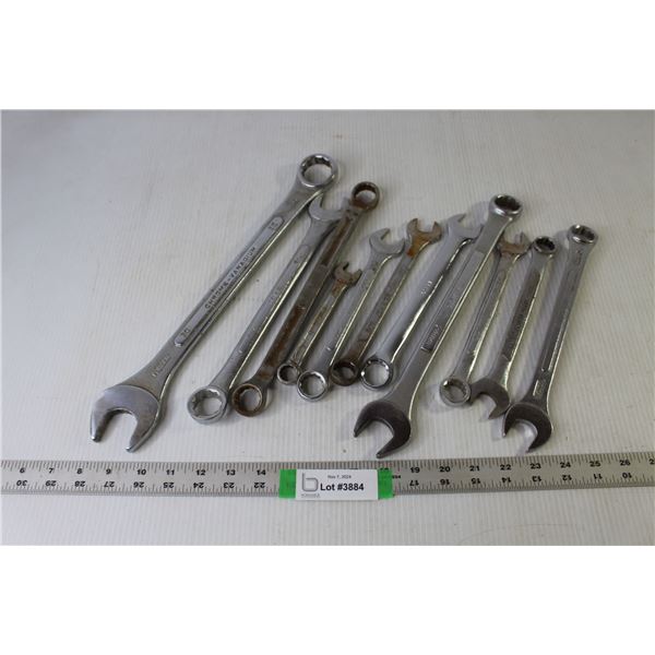 (11) Piece Wrench Set (Imperial/Metric Mix)